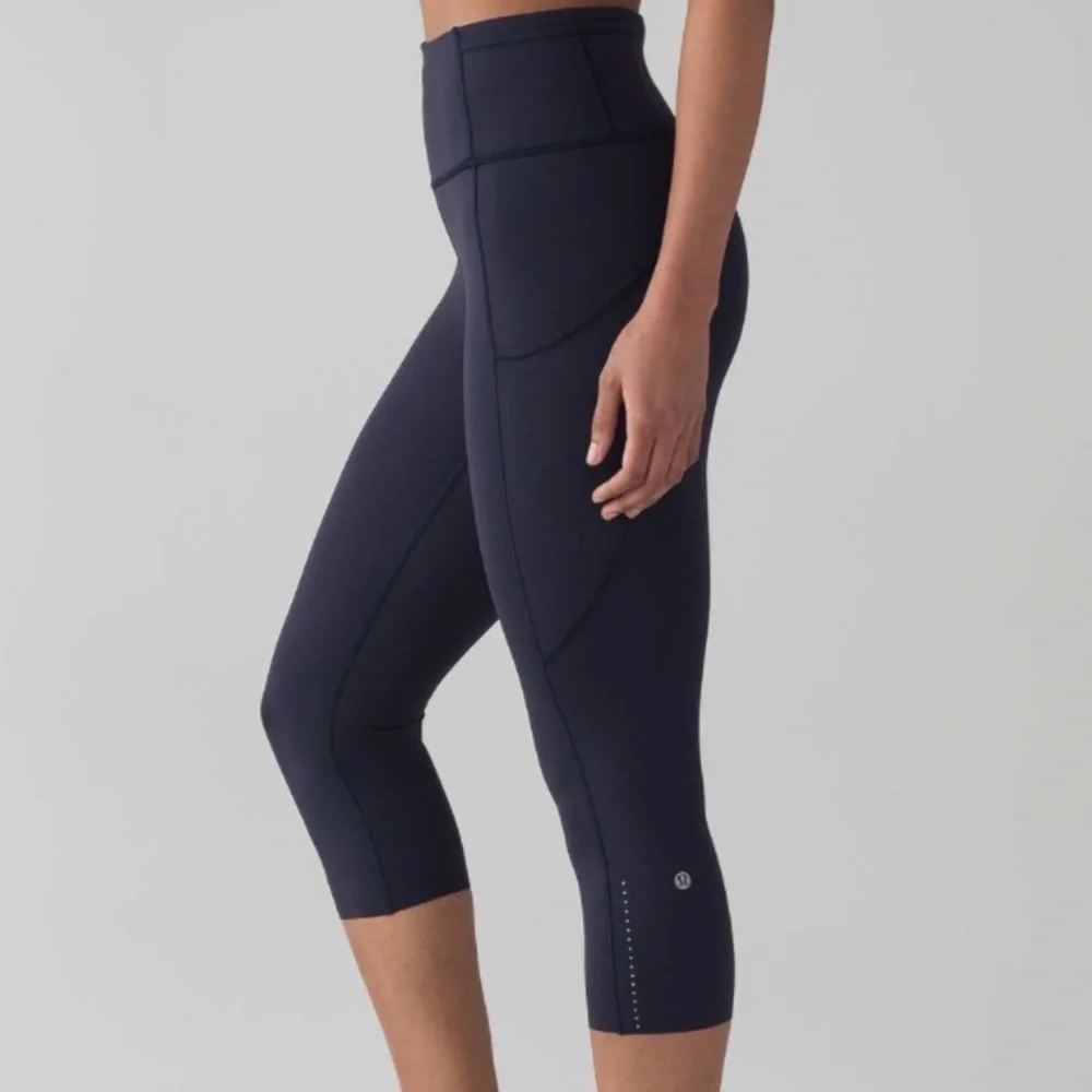 Lululemon Women’s Fast & Free Crop II Leggings Tights *Nulux 19